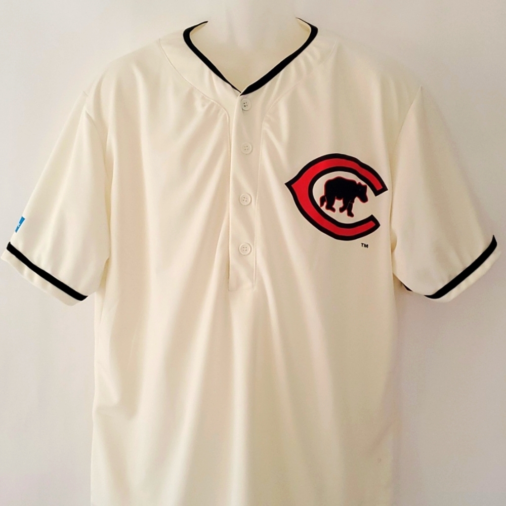 Chicago Cubs Pullover Throwback Jersey Shirt XL